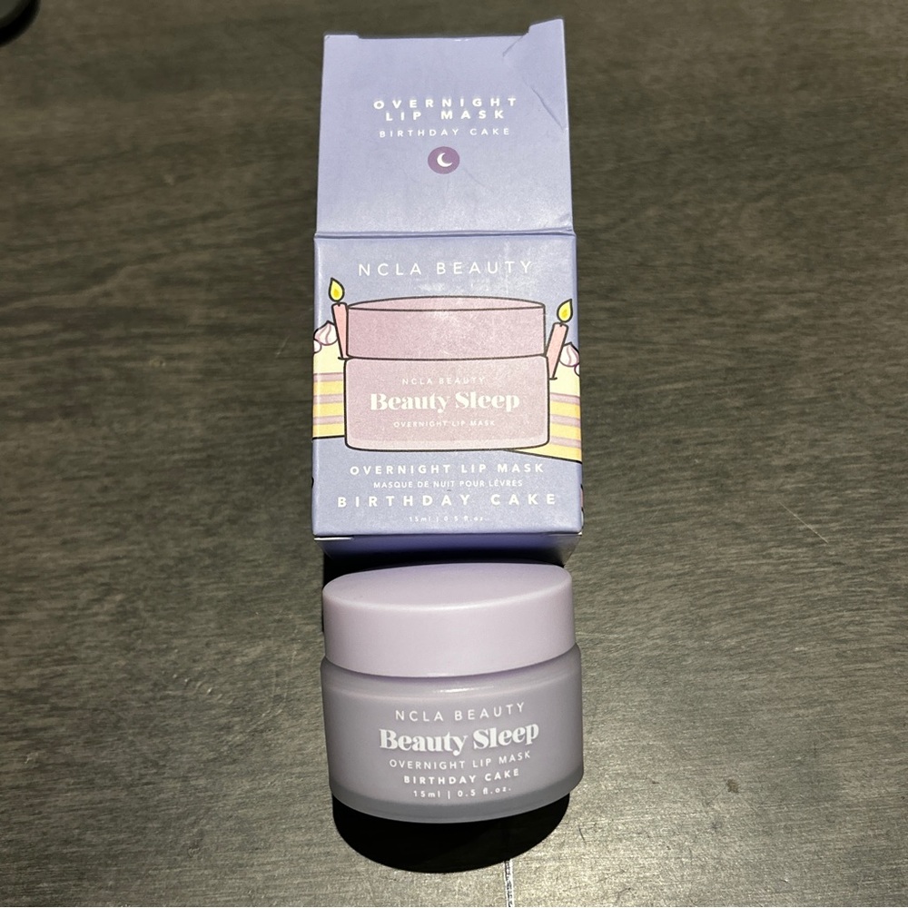 NCLA Beauty. Overnight Lip Mask - Birthday Cake NIB